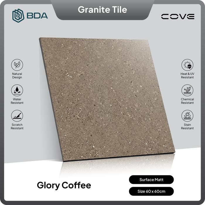 Gambar BDA Granite Tile Keramik Kamar Mandi Keramik Lantai Kamar Mandi Granit Kamar Mandi Granit Lantai 60x60 Granit 60x60 Matt Glory - Coffee dari BDA Granite Tile undefined Tokopedia