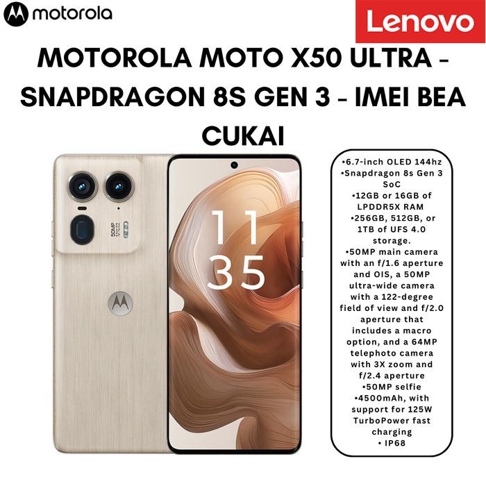 Motorola X50 Ultraグローバルロム 16G/1TB