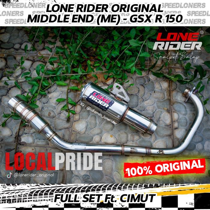 Gambar Lone Rider Original - Middle End Barbar - Cimut - Minicone - GSX 150R - ME + Cimut dari Lone Rider Original undefined Tokopedia