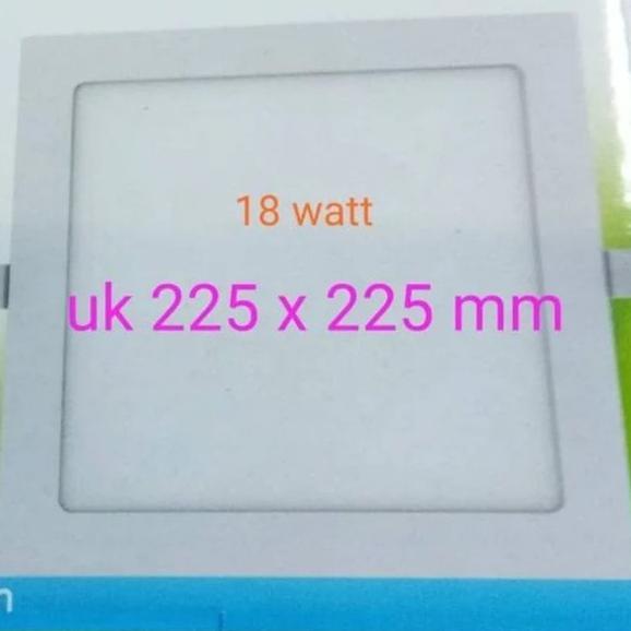 Gambar lampu downlight led panel 18w 18 w panasonic led plafon led ceiling - kotak kuning dari qotrunahda undefined Tokopedia
