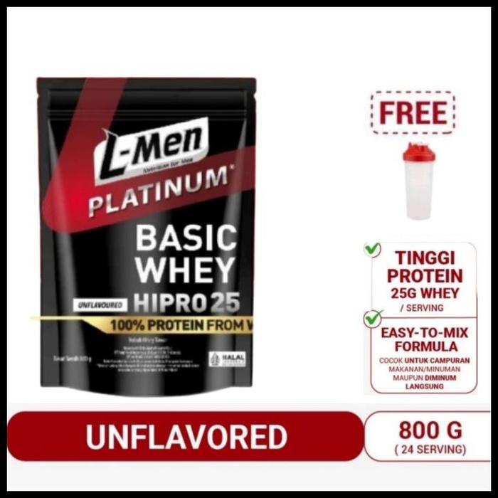 Gambar Suplemen L-Men Platinum Whey Protein Best Seller - unflavored, tidak ada bonus dari harleyshop77 undefined Tokopedia