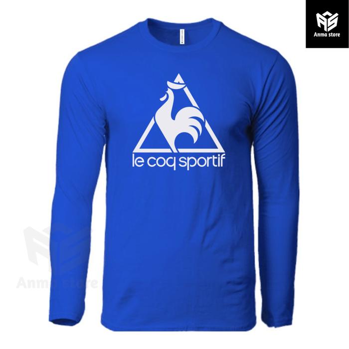 Jual Kaos Pria Wanita Baju Lengan Panjang Le Coq Sportif Hitam