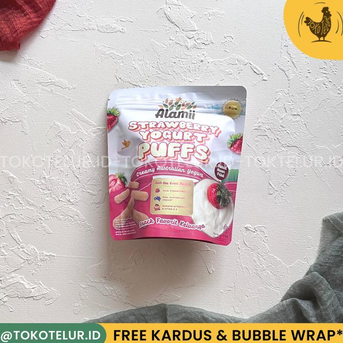 Gambar ALAMII FOOD - PUFF HEALTHY SNACK ANAK CEMILAN BISKUIT MPASI BAYI 30GRM - Strawberry dari silusia id undefined Tokopedia