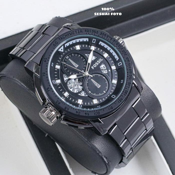 Gambar Jam Tangan Pria Fossil Analog Tggl aktif Stainless Steel - Hitam dari ARLOJI 86 undefined Tokopedia