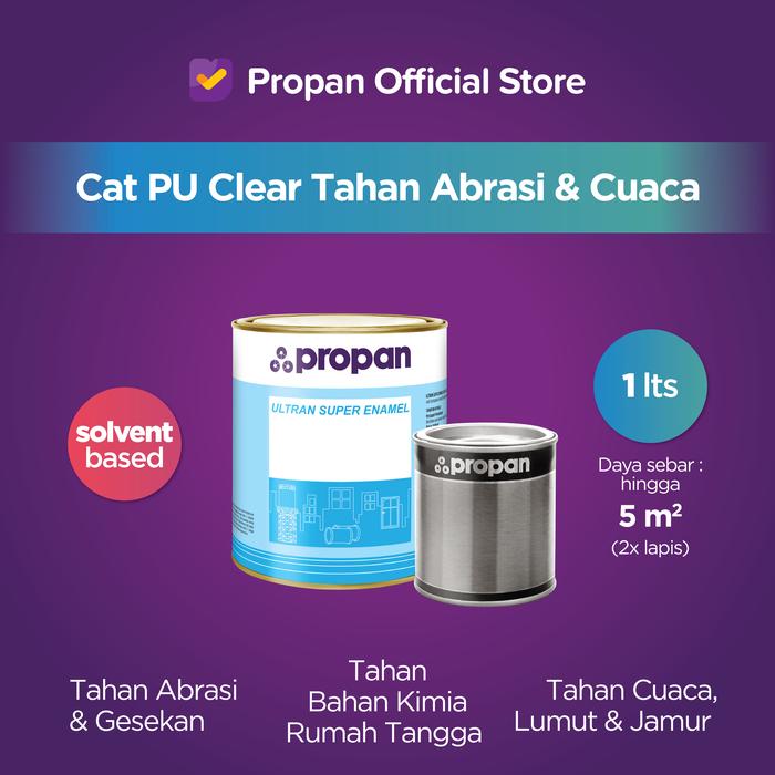 Gambar CAT FINISH POLYURETHANE (PU) USE-60 TRANSPARAN SERBAGUNA dari PROPAN RAYA undefined Tokopedia