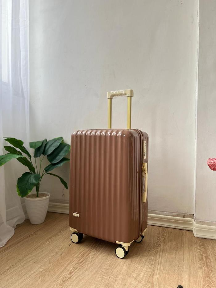 Gambar Koper Pastel Castle Series Kabin Bagasi Umroh Anti Pecah 20 24Inch - Tokyo Coffee24" dari Planet Hobby Indonesia undefined Tokopedia