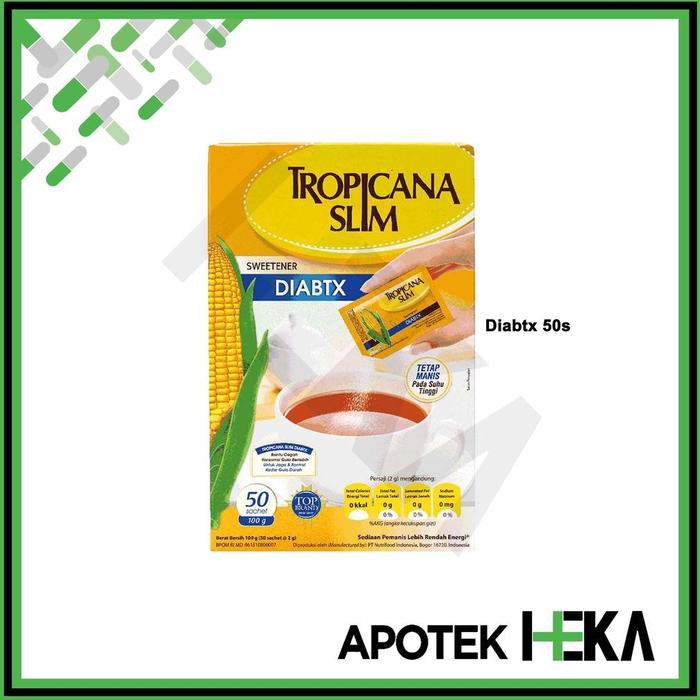 Gambar Tropicana Slim Classic / Diabtx - Pemanis Gula Diabetes - Diabtx 50s dari SembakoKualitas undefined Tokopedia