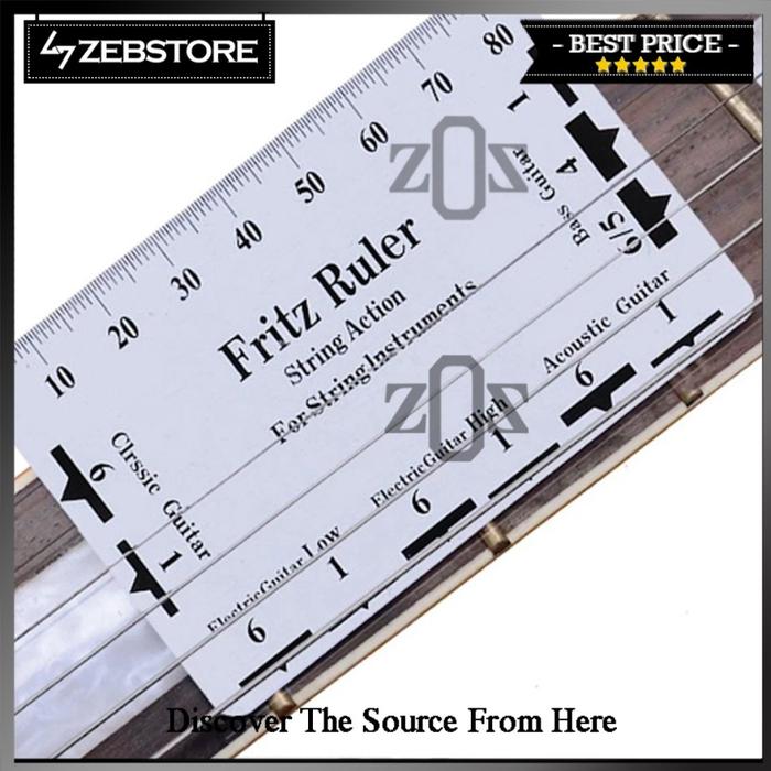 Jual Penggaris Ruler Pengukur Gauge String Action Pitch Guide Luthier ...