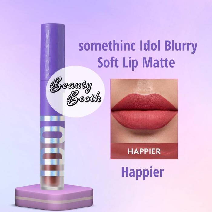Gambar KIRIM LANGSUNG SOMETHINC IDOL BLURRY SOFT LIP MATTE | LIP CREAM MATTE - Happier dari Gabriel Sanchez Trendy undefined Tokopedia