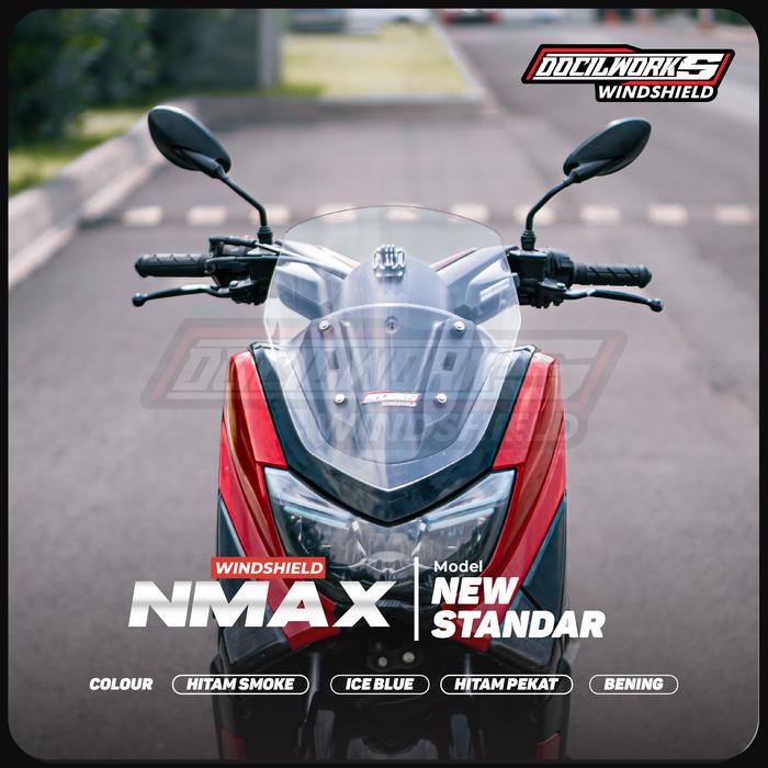Gambar Visor Windshield Standar Bening New Nmax 2020 Windshield Nmax OLD - SMOKE 3MILI, NEW UTK OLD dari Docilworks Windshield undefined Tokopedia