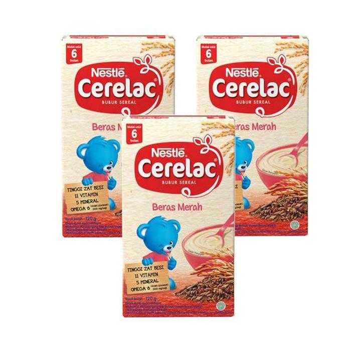 Gambar cerelac beras merah susu 120g dari 99 Izdihaar undefined Tokopedia