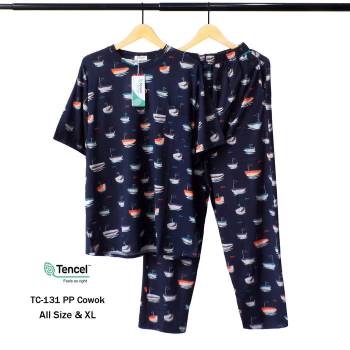 Gambar GREET NIGHT WEAR - Baju Tidur Cowok TENCEL Modal : TC- / PP L - XL MIX (1) - TC-131, SIZE L dari greetnightwear undefined Tokopedia