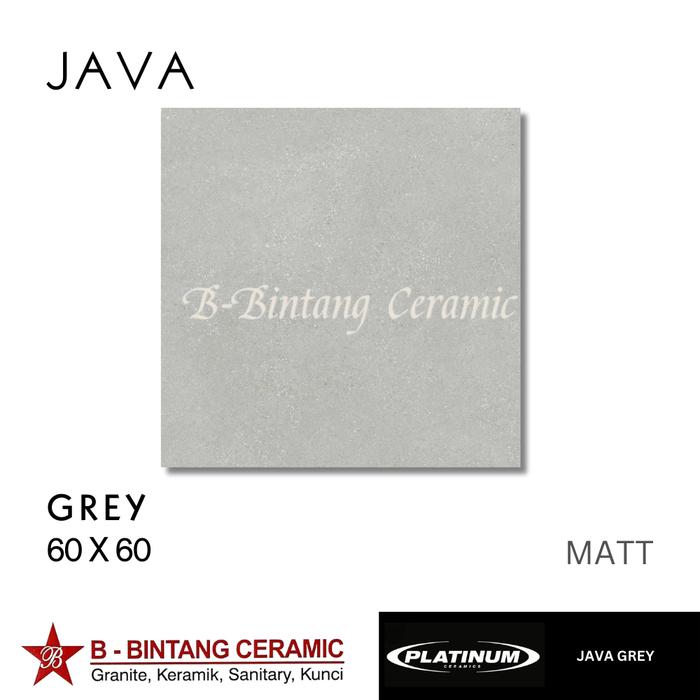 Gambar Platinum Java Cream | Java Grey Matt 60x60 - Grey dari B-Bintang Ceramic undefined Tokopedia