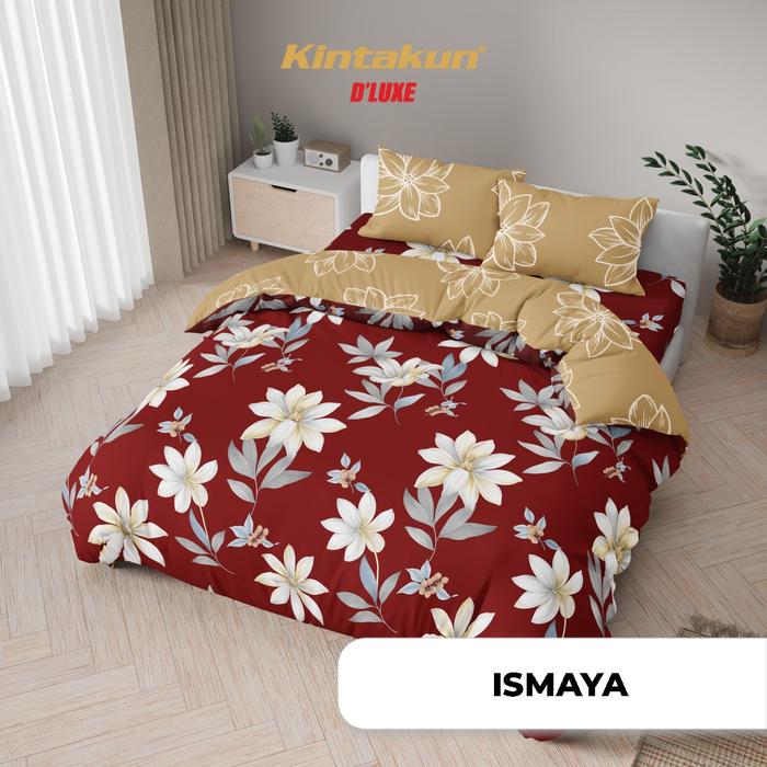 Gambar Kintakun D'luxe Bed Cover Set SPREI FLAT QUEEN NEW Edition II Uk.160x200cm Tinggi 25 Sarung Bantal - Ismaya dari Homeklik Living undefined Tokopedia