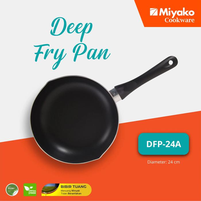 Gambar Deep Fry Pan Miyako Black - DFP-24A dari KHS Elekteronik undefined Tokopedia