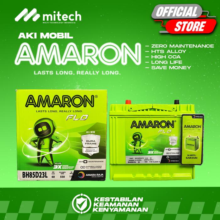 Gambar Amaron Hi Life Flo Aki Kering Mobil Nissan Juke 55D23L / 85D23L - 12V / 65Ah - GOJEK/GRAB dari MITECH IDN Kota Tangerang Selatan Tokopedia