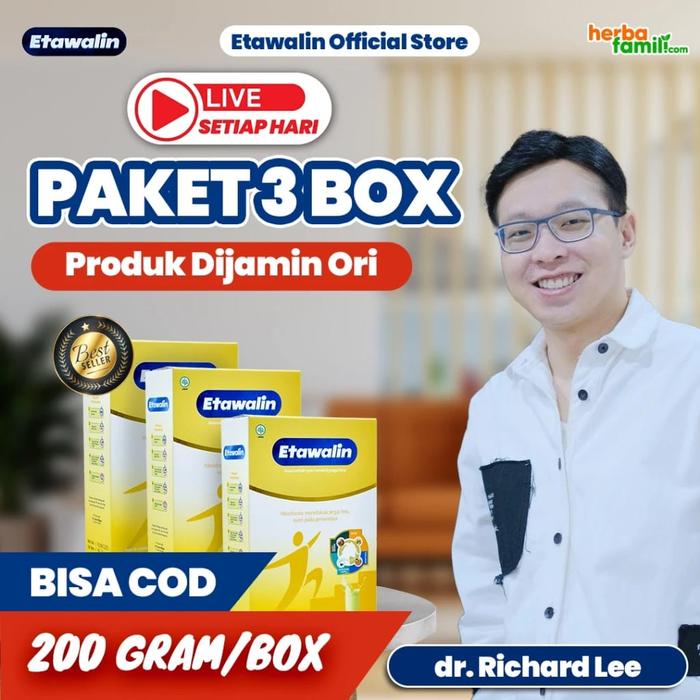 Gambar Etawalin Susu Kambing Etawa Solusi Pegal Linu dan Nyeri Sendi 3 Box dari SUSU OVISURE GOLD 100% ORIGINAL undefined Tokopedia