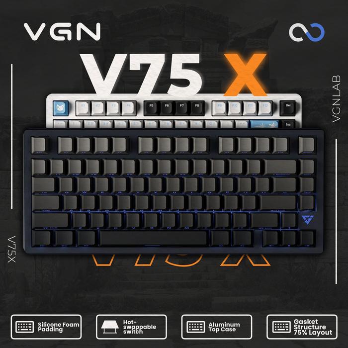 VXE ATK75 White G版 ATK75 | Customizable Magnetic Switch Gaming Keyboard – ATK