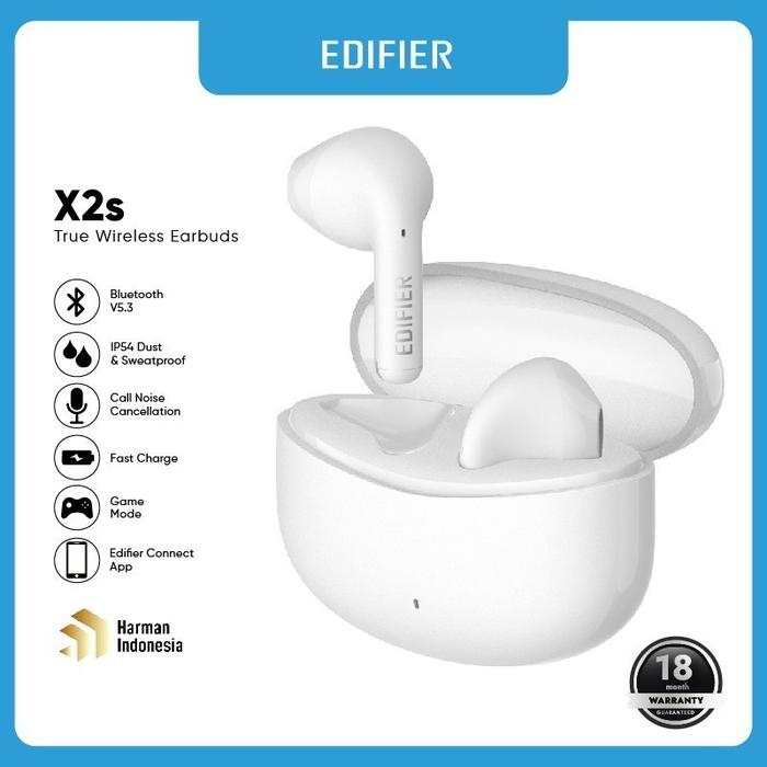 Gambar Edifier TWS X2s True Wireless Earbuds Headphones - Putih dari CS New undefined Tokopedia