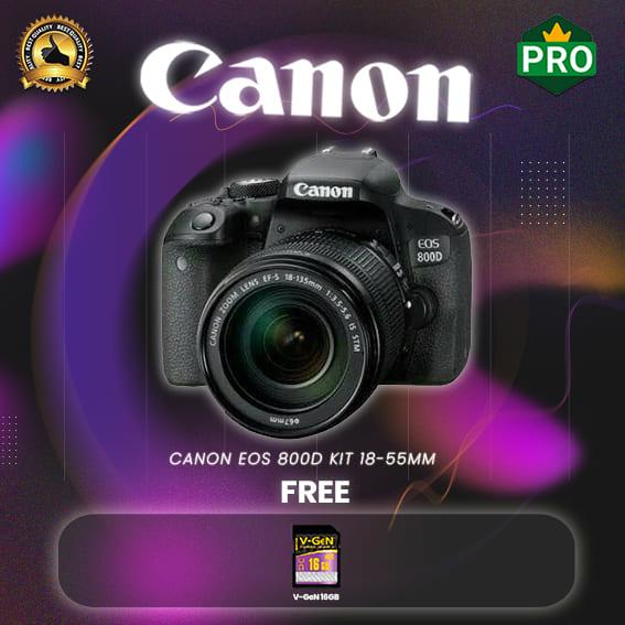 Canon Eos 800d Kit 18-55mm