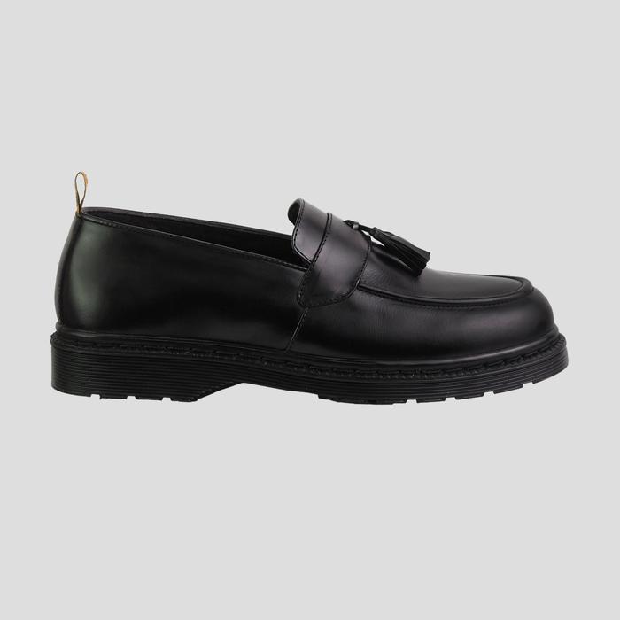Gambar Calisto Black Sepatu Pria Loafer Pantofel Formal Casual Kulit Sapi Asli Kantor Kerja Kuliah Gofort - Hitam, 39 dari Mirakel Shop undefined Tokopedia