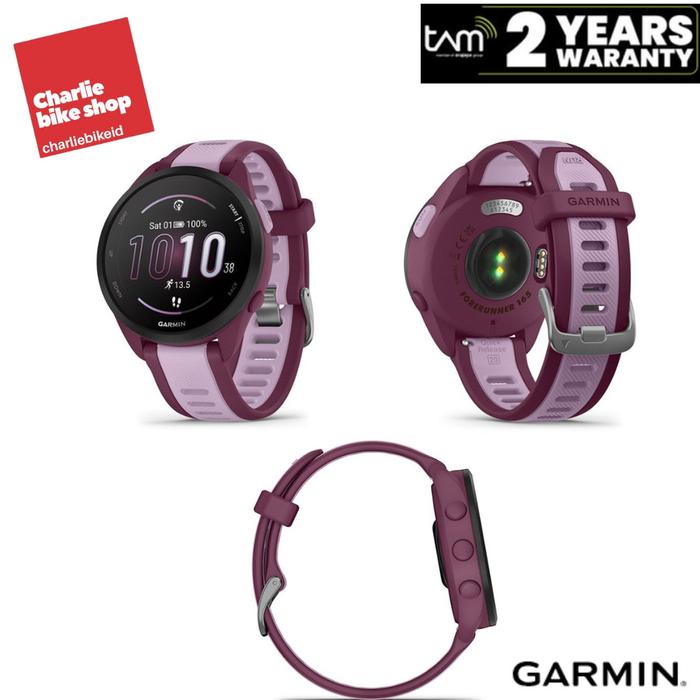 Gambar Garmin Forerunner 165 Music - Garansi Resmi TAM 2 Tahun - Berry/Lilac dari Charlie Bike Shop undefined Tokopedia