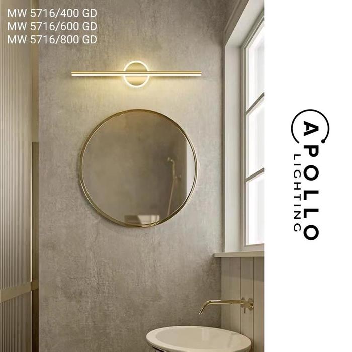 Gambar Lampu Dinding Modern Minimalis Interior Hias LED Lamp Bar Kamar Mandi  Interior LAmp Classic MOdel Cocok Untuk Ruangan INdoor DAlam Rumah CAfe TAmu  KAmar Hotel KAntor Aula - gold, 40cm dari APOLLO LIGHTING undefined Tokopedia