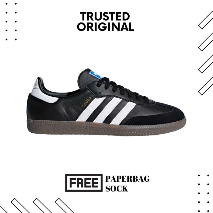 Adidas Samba OG Black White Gum Original 41