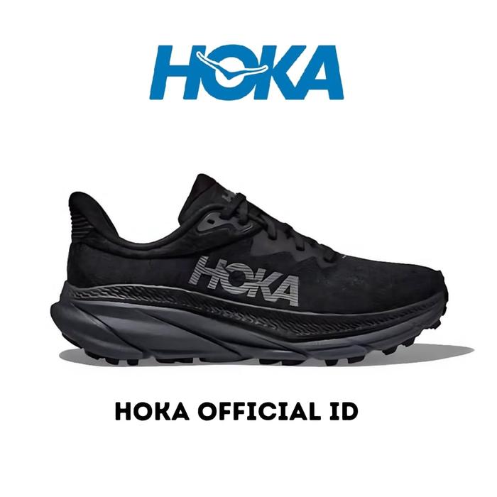 Gambar SEPATU HOKA ONE ONE CHALLENGE ATR 7 FULL BLACK MEN'S TRAIL RUNNING SHOES - 45 dari HOKA OFFICIAL ID undefined Tokopedia