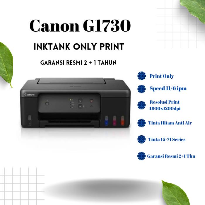 Gambar Printer Canon PIXMA G1730 News Series - Kompatibel dari MitraPart Store undefined Tokopedia