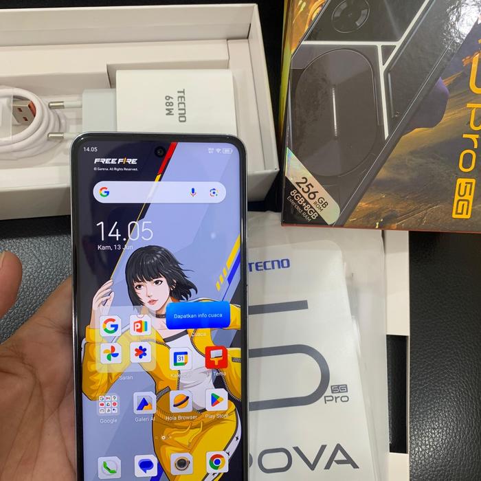 Gambar Second Tecno Pova 5 pro 5G Ram 8+8/256 Gb dari NYshop19 undefined Tokopedia