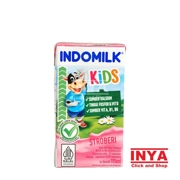 Gambar Indomilk Kids 115ml - Minuman Susu Anak - Chocolate Milk Drink - Stroberi dari INYA STORE undefined Tokopedia
