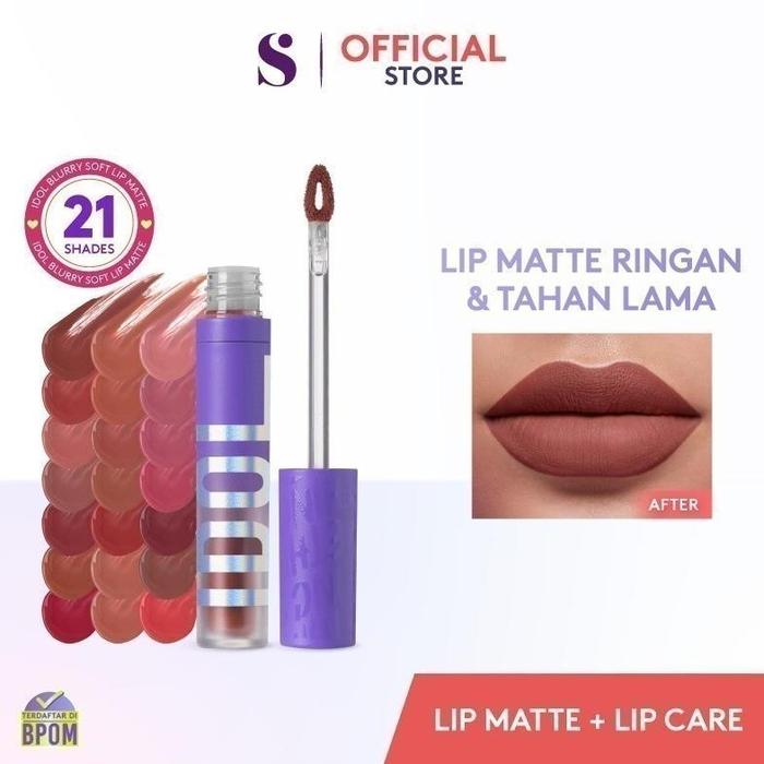 Gambar TERBATAS [GIFT ONLY] SOMETHINC IDOL BLURRY SOFT LIP MATTE - LIP CREAM - Claudia dari Gabriel Sanchez Trendy undefined Tokopedia