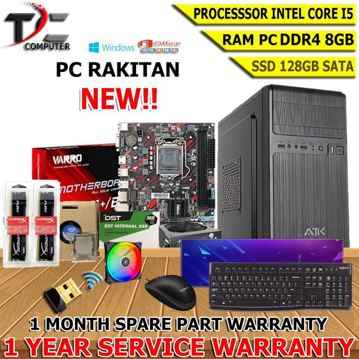 Gambar PC Rakitan intel Core i5 - SIAP PAKAI - CASE ATK I5 dari TECH COMP JAYA undefined Tokopedia