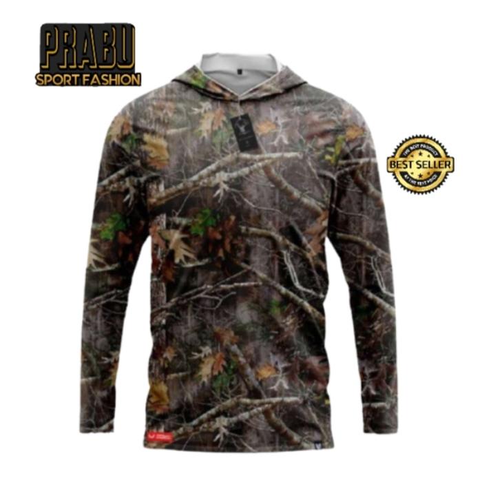 Gambar BAJU HUNTING CAMO KANATI / BAJU KAMUFLASE BERBURU TANGAN PANJANG / JERSEY HOODIE PRIA PREMIUM - kanati, S dari A.N.T CAMO FASHION undefined Tokopedia