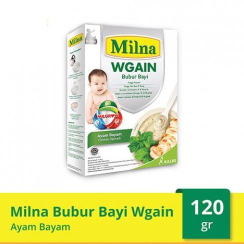Gambar MILNA - WGAIN BUBUR BAYI 6+ DAN 8+ /BUBUR MENAIKKAN BB BAYI / MPASI - AYAM BAYAM dari Rumahsiinggah undefined Tokopedia