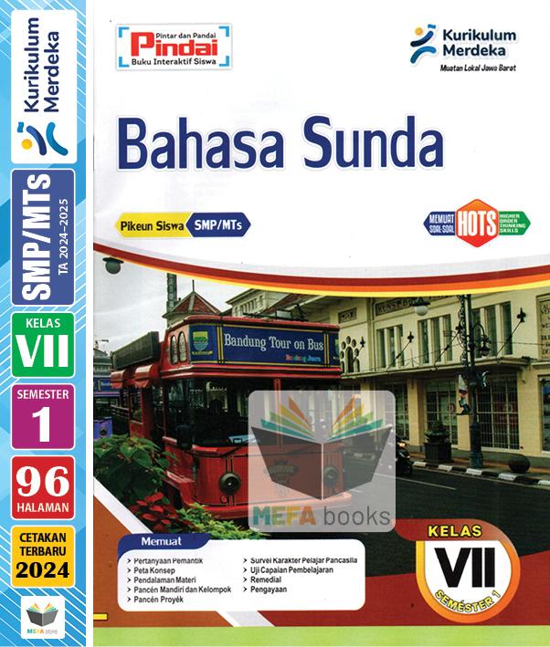 Gambar LKS Pindai SMP Kelas 7 Semester 2 & 1 Kurikulum Merdeka CV Arya Duta - SMT1/B Sunda dari MEFA books undefined Tokopedia