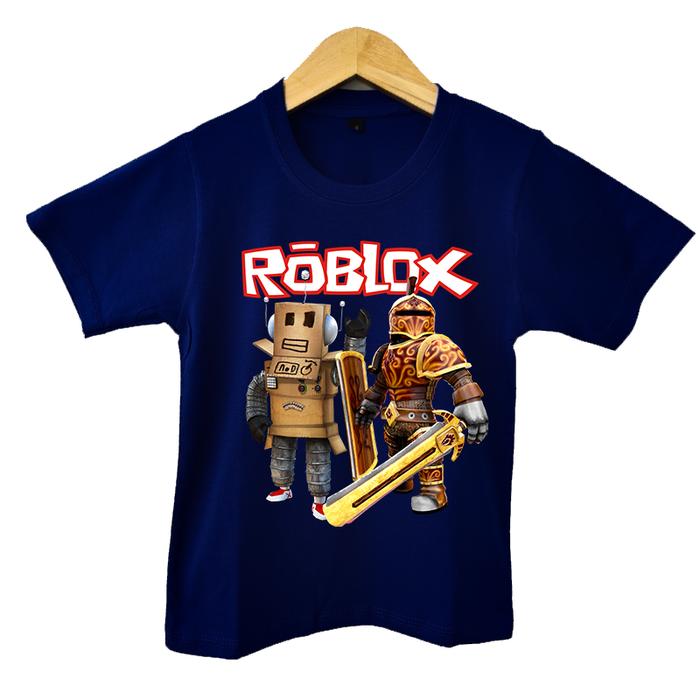 Gambar JEJE KIDS Kaos Anak ROBLOX COWOK/CEWEK - NAVY COWOK, 2T dari IBUKOTA KIDS undefined Tokopedia