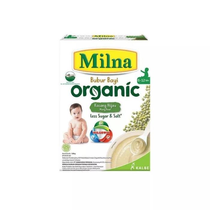 Gambar PROMO MILNA BUBUR BAYI ORGANIC 120 gram Ready..!! - 6+ KACANG HIJAU dari Rumahsiinggah undefined 3 Tokopedia
