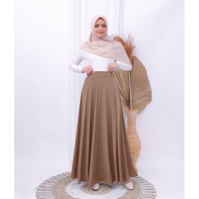 Gambar Rok Payung Panjang Wanita Rok Lebar - Milo, M/L dari Miss Athena undefined Tokopedia