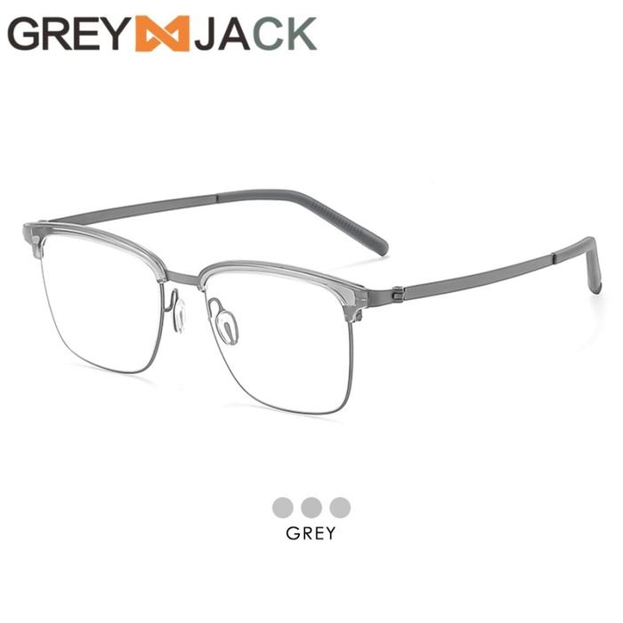 Gambar Grey Jack Kacamata Antiradiasi Blueray Baahan Titanium Style Kotak Bisnis Fashion Pria & Wanita 2605 - GREY, BLUERAY NORMAL dari Grey Jack Eyewear Kota Administrasi Jakarta Barat Tokopedia