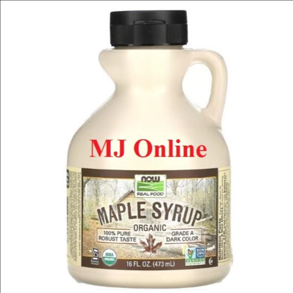 Gambar Now Foods Organic Maple Syrup Grade A Dark Color 473ml - Dark 473ml dari Mulia Jaya Online undefined Tokopedia
