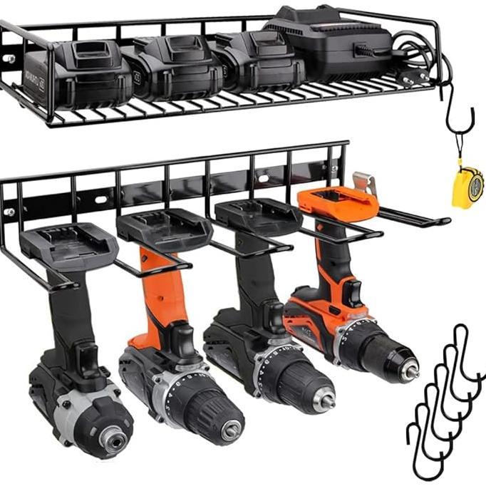 Gambar Promo Tool Storage Organizer HolderFloating Tool Shelf OrganizerDrill dari Point Malls undefined Tokopedia