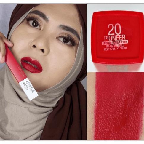 Gambar #SALE ORIGINAL MAYBELLINE SUPER STAY MATTE INK LIP CREAM SUPERSTAY - 20 Pioneer dari Gabriel Sanchez Trendy undefined Tokopedia