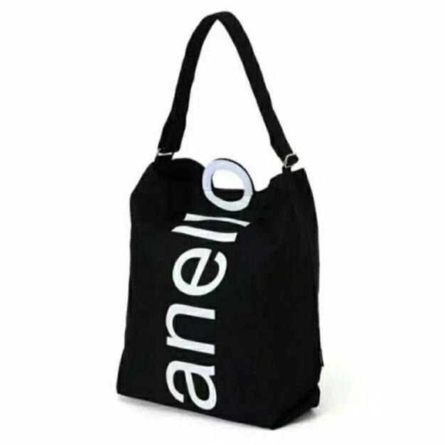 Tas Anello Black Sling Bag Anello Sling Bag Black