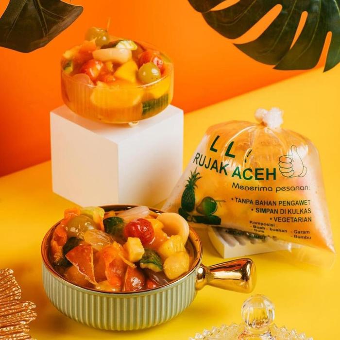 Gambar Rujak Aceh LLF Khas Medan Asli - Rujak Aceh dari Toserba Rice undefined Tokopedia