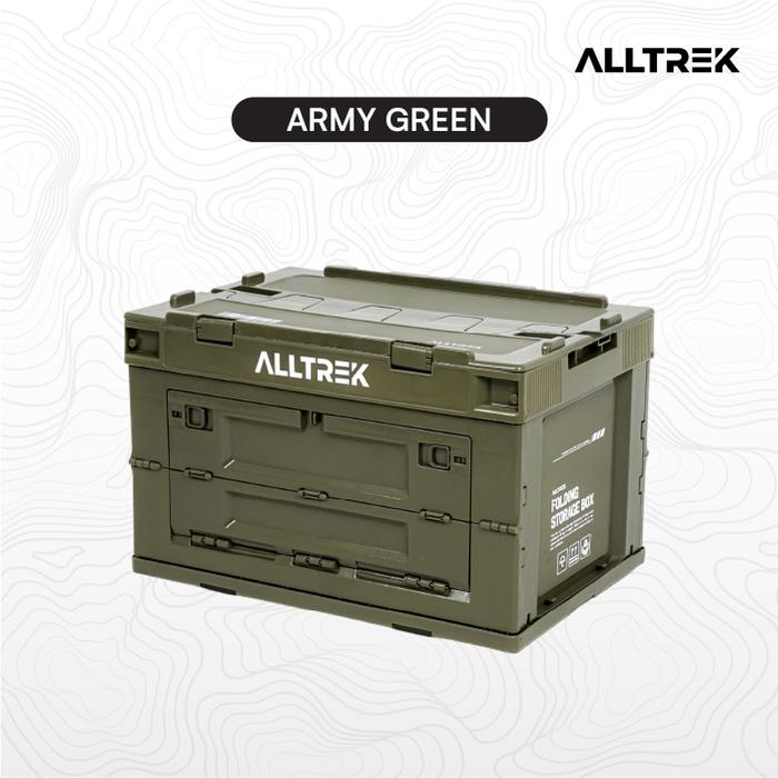 Gambar ALLTREK Folding Storage Box 50L Outdoor Camping - Hijau dari ALLTREK OUTDOOR GEAR undefined Tokopedia
