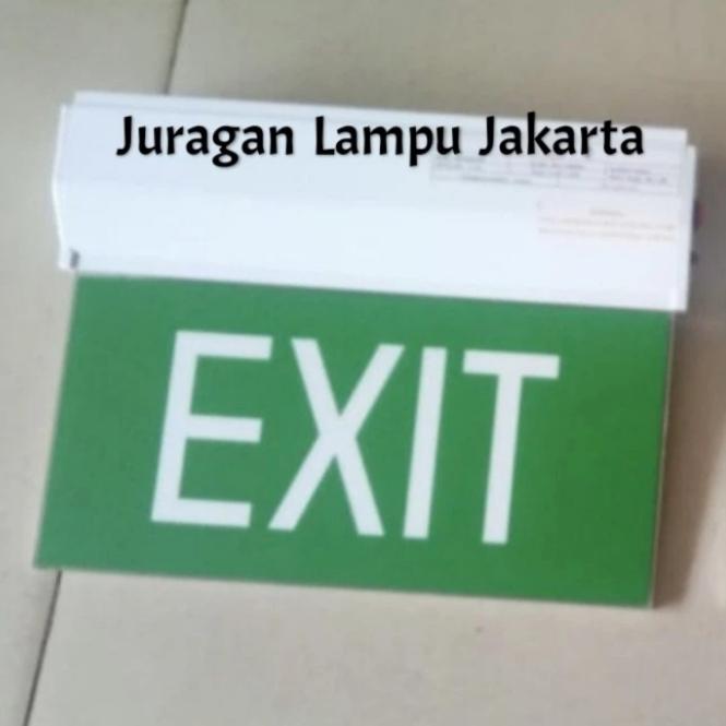 Gambar LAMPU EXIT EMERGENCY VITALITE LAMPU LED PETUNJUK EXIT - EXIT, Outbow dari Juragan Lampu Jakarta undefined Tokopedia