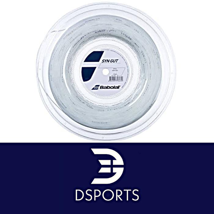 Gambar Babolat Synthetic Gut Syn Roll 17 125 mm Strings Black White Natural ( Tennis String Senar Tenis ) ORIGINAL - 17 White dari Dsports Original undefined Tokopedia