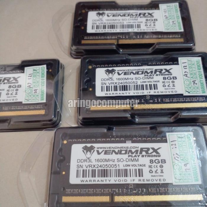 Gambar Memory (RAM) Venom RX SODIMM 8GB DDR3L PC1600 dari Aringo Computer Samarinda undefined Tokopedia